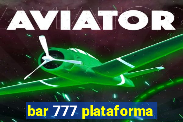 bar 777 plataforma